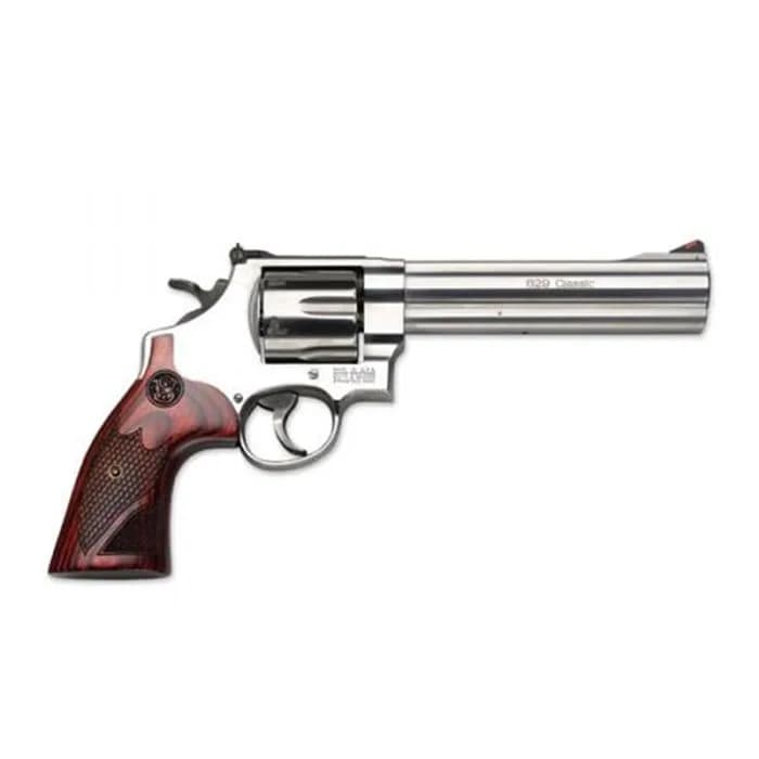 Model 629 Deluxe N-Frame 44 Magnum 6.5โ BBL 6RD SS/Wood