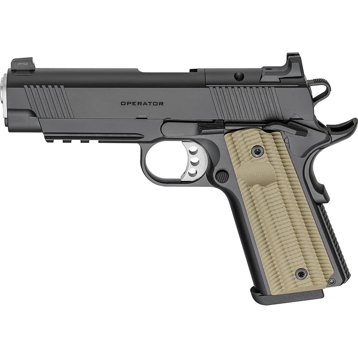 1911 Operator AOS 9mm Luger 4.25" BBL (2)9RD Mags Black