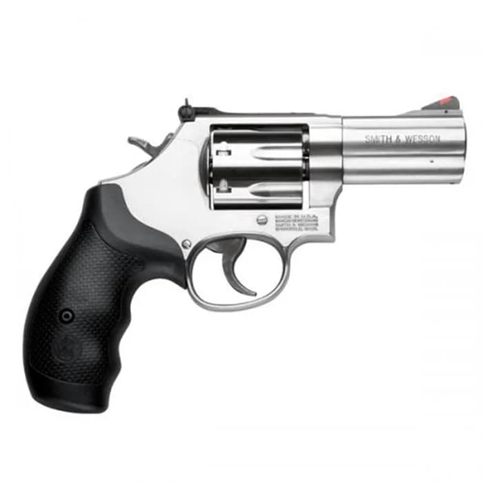Model 686 Plus L-Frame 357 Magnum 3โ BBL 7 Round SS/Black