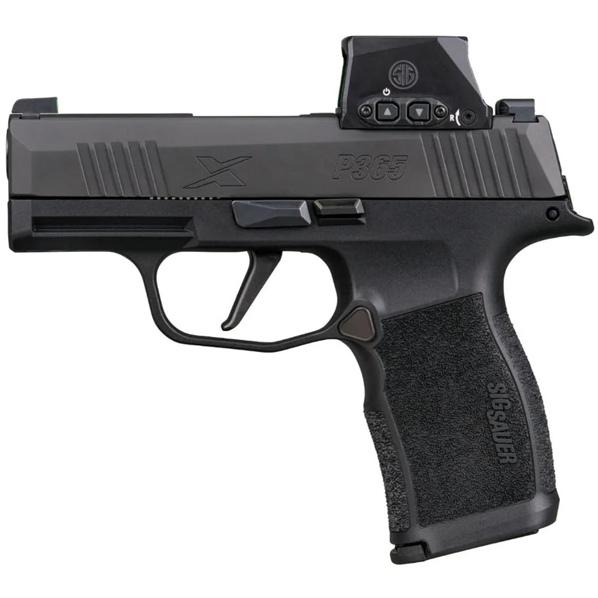 P365X 9mm 3.1"BBL (2)12RD Mags w/Romeo-X SIG-LOC Compact BLK