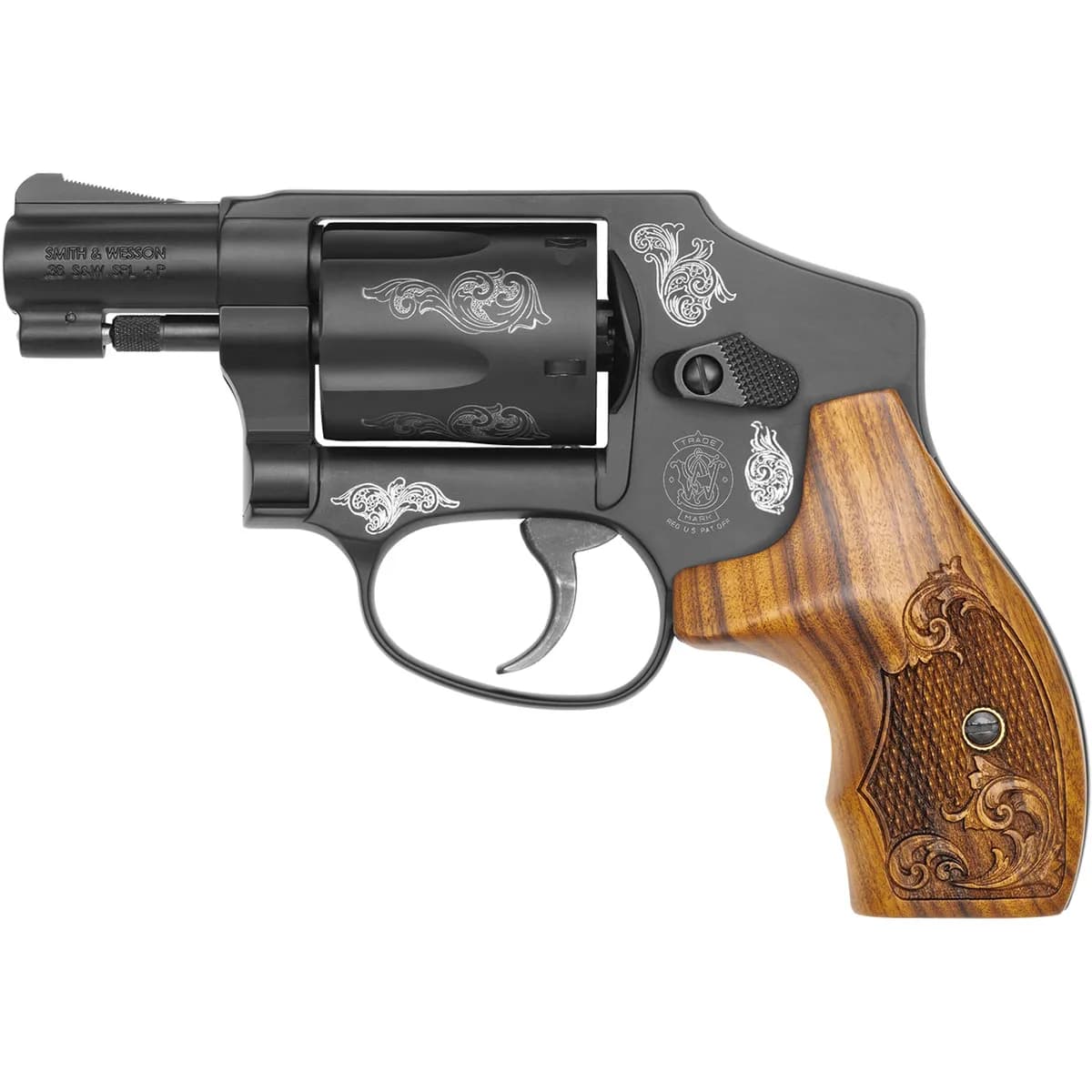 Model 442 Engraved J-Frame 38 S&W Special 1.88โ BBL 5RD Wood - photo 6