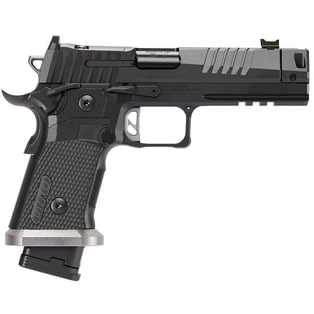 P211-GTO 9mm Luger 4.4" BBL FO (3)10RD Mag Black Standard