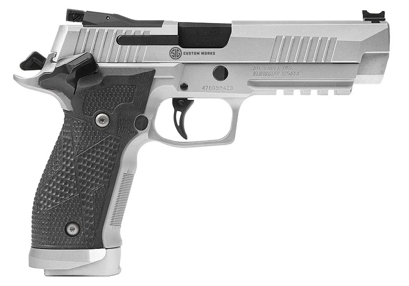 P226 XFive STAS 9mm Luger 5" BBL (3) 10RD Mag SAO Black