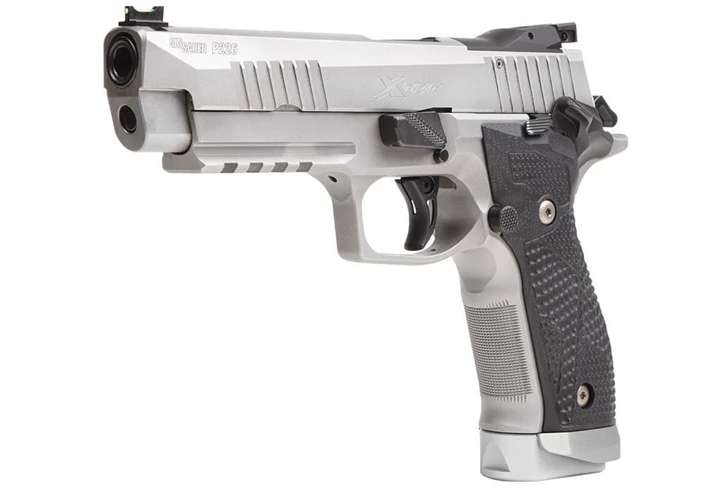 P226 XFive STAS 9mm Luger 5" BBL (3) 20RD Mag SAO Black