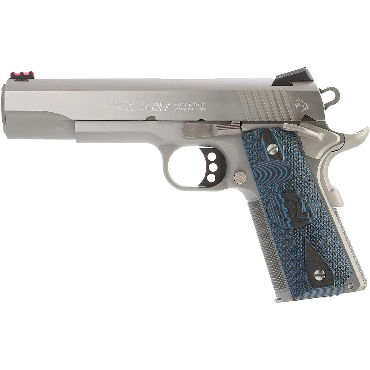 Competition 38 Super 5" BBL (1)9RD Mag Stainless/Blue Grip