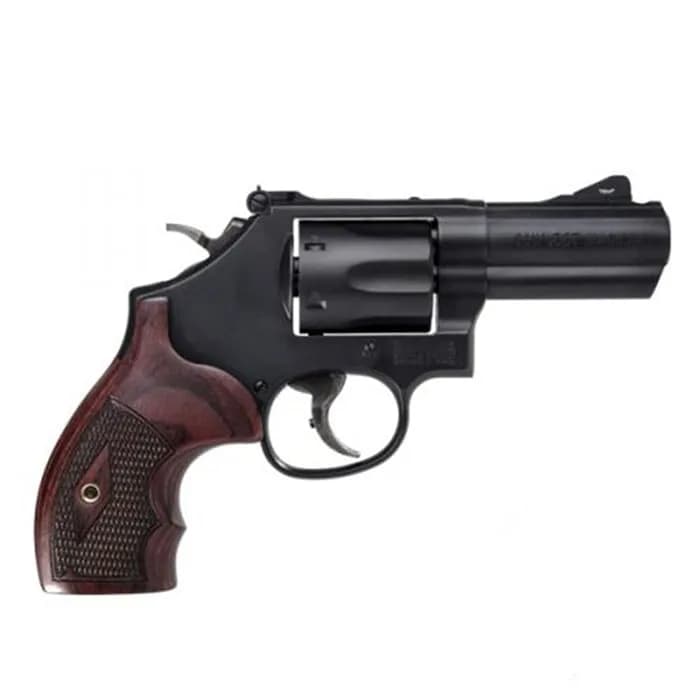 Model 19 Carry Comp K-Frame 357 Mag 3โ BBL 6RD Blued/Walnut