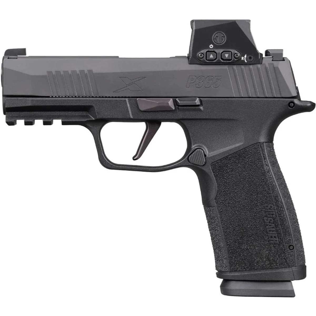 P365-XMACRO Comp 9mm 3.7"BBL (2)10RD w/Romeo-X SIG-LOC Comp