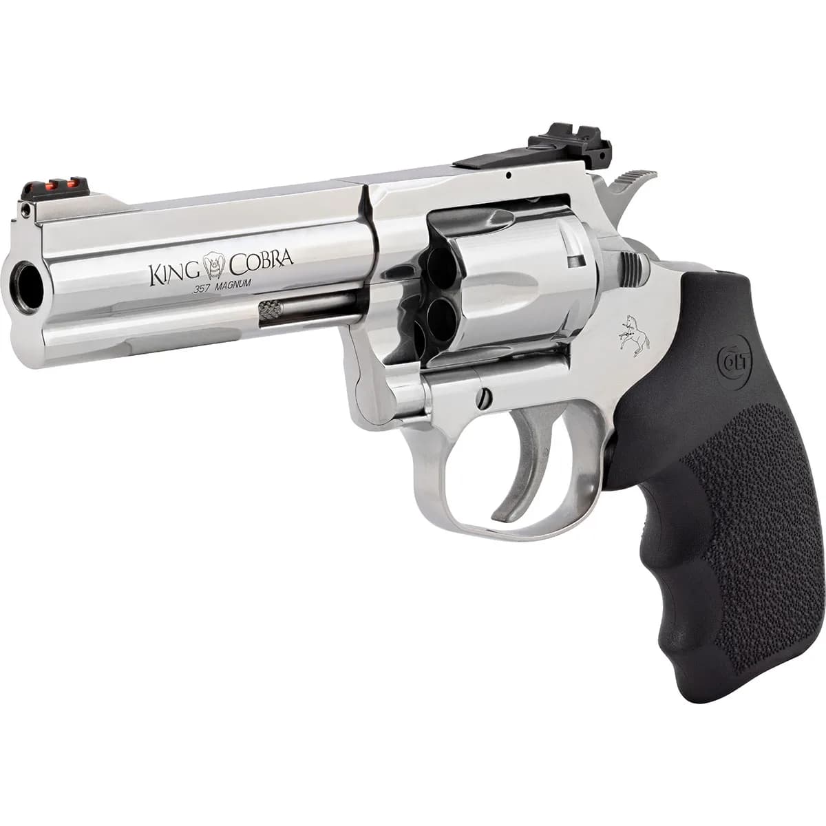 King Cobra Target 357MAG/38SPL 4.25"BBL 6RD Hogue Grip SS - photo 2