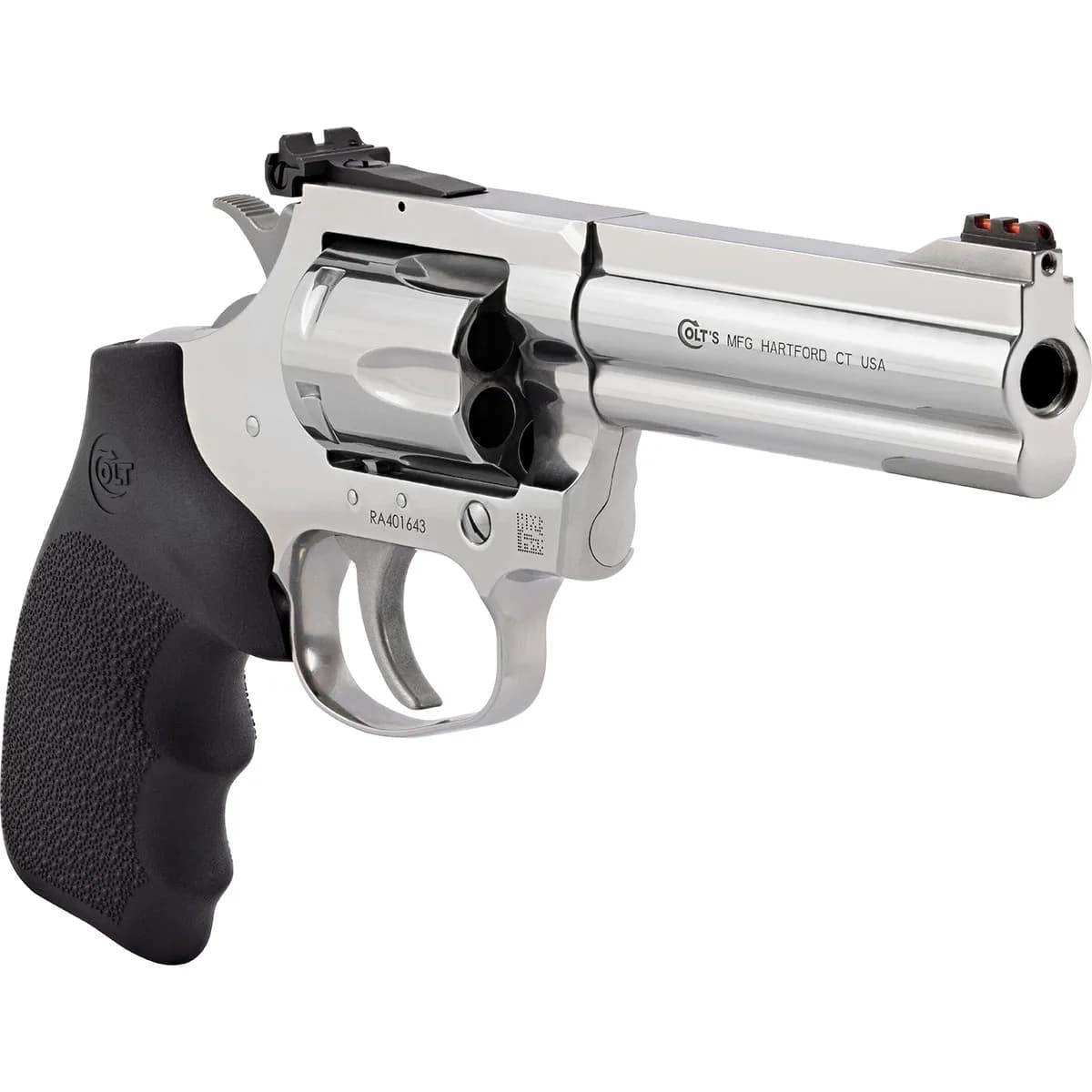 King Cobra Target 357MAG/38SPL 4.25"BBL 6RD Hogue Grip SS - photo 4