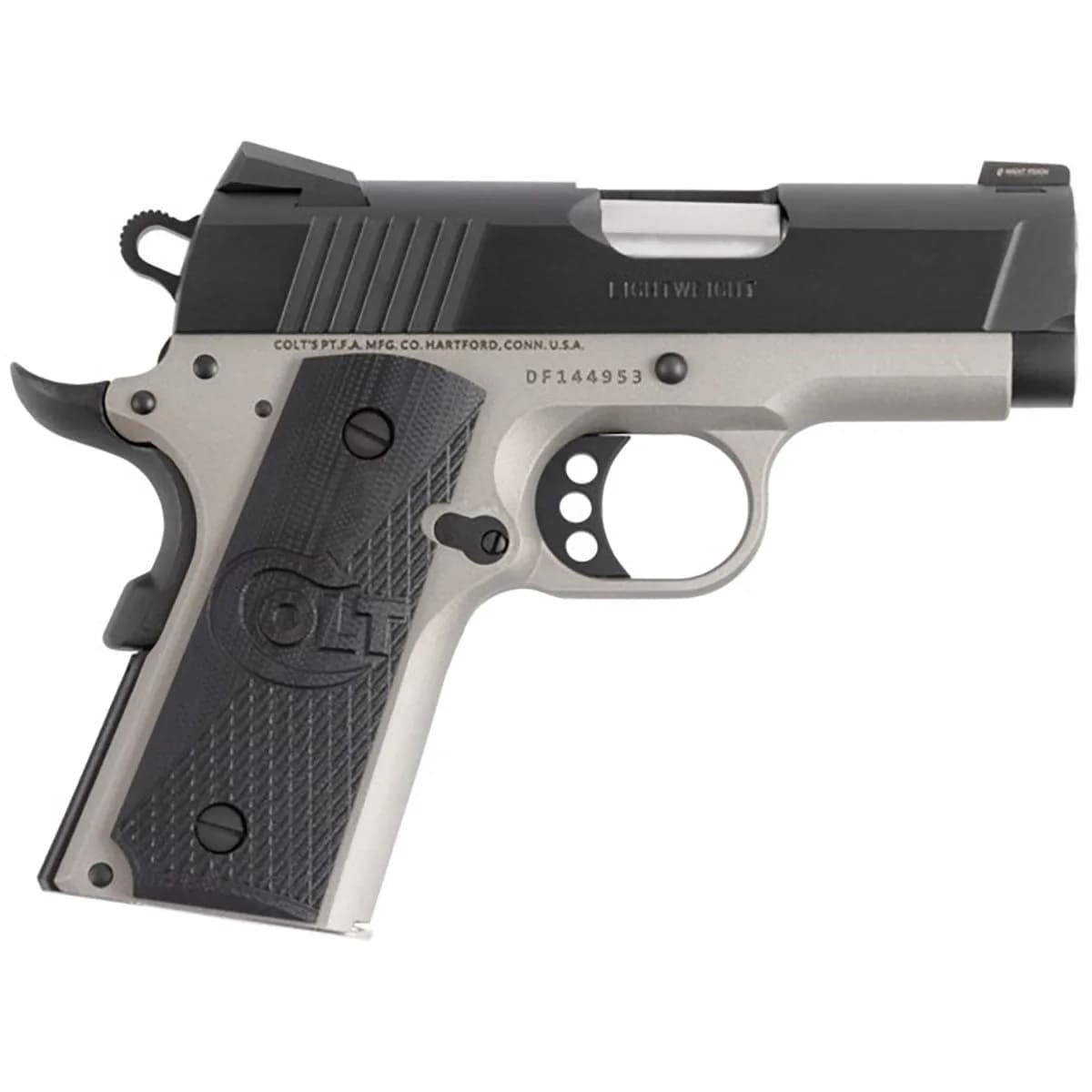 Defender 45 ACP 3" BBL (1)7RD Mag Two-Toned Blued BLK/Grip