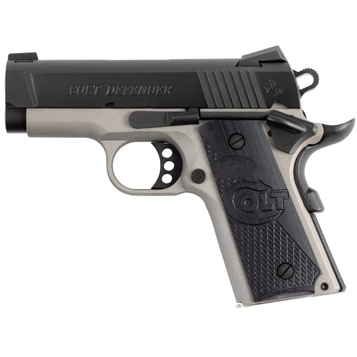 Defender 45 ACP 3" BBL (1)7RD Mag Two-Toned Blued BLK/Grip - photo 4