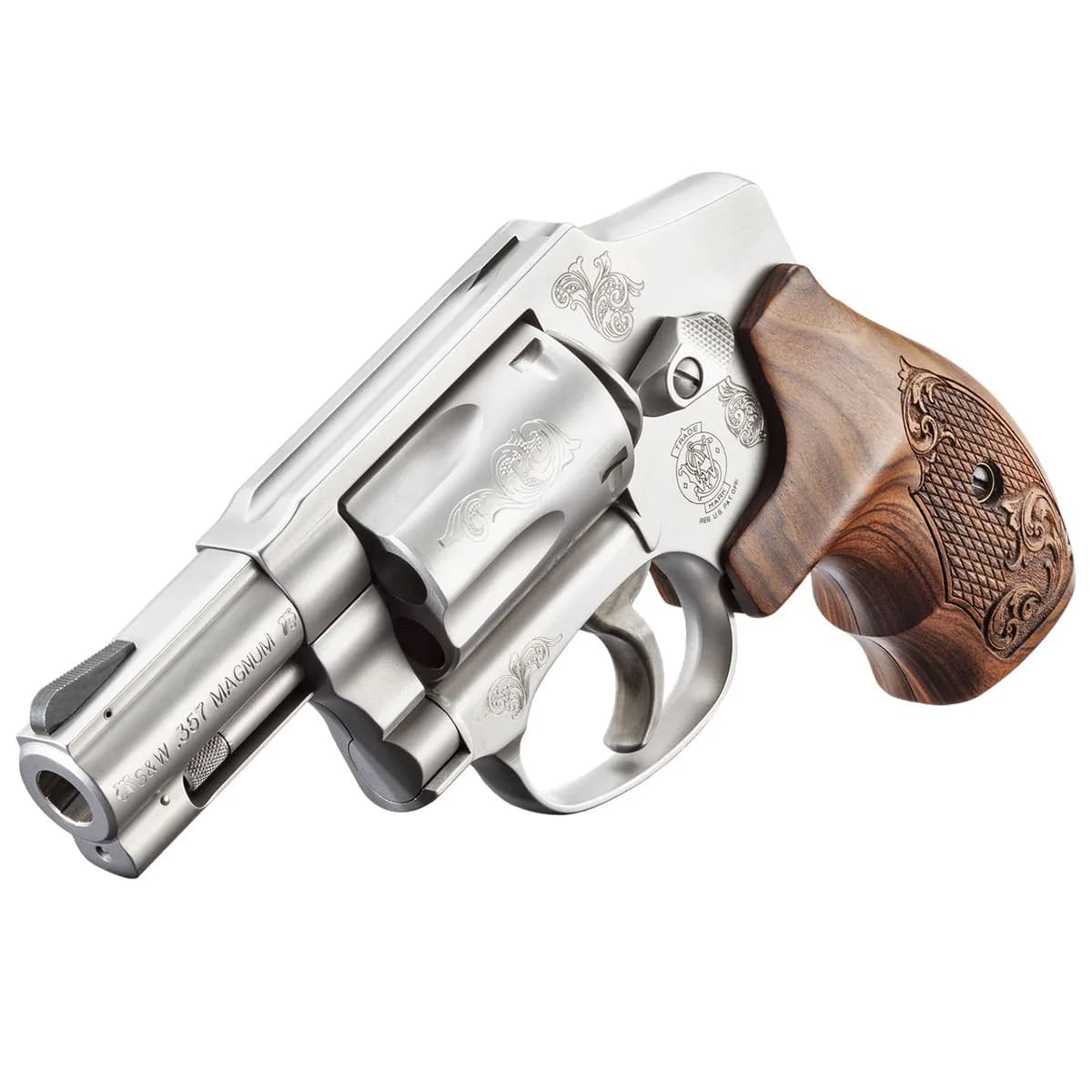 Model 640 Engraved 357 Magnum 2.125" BBL 5 Round SS/Wood - photo 6