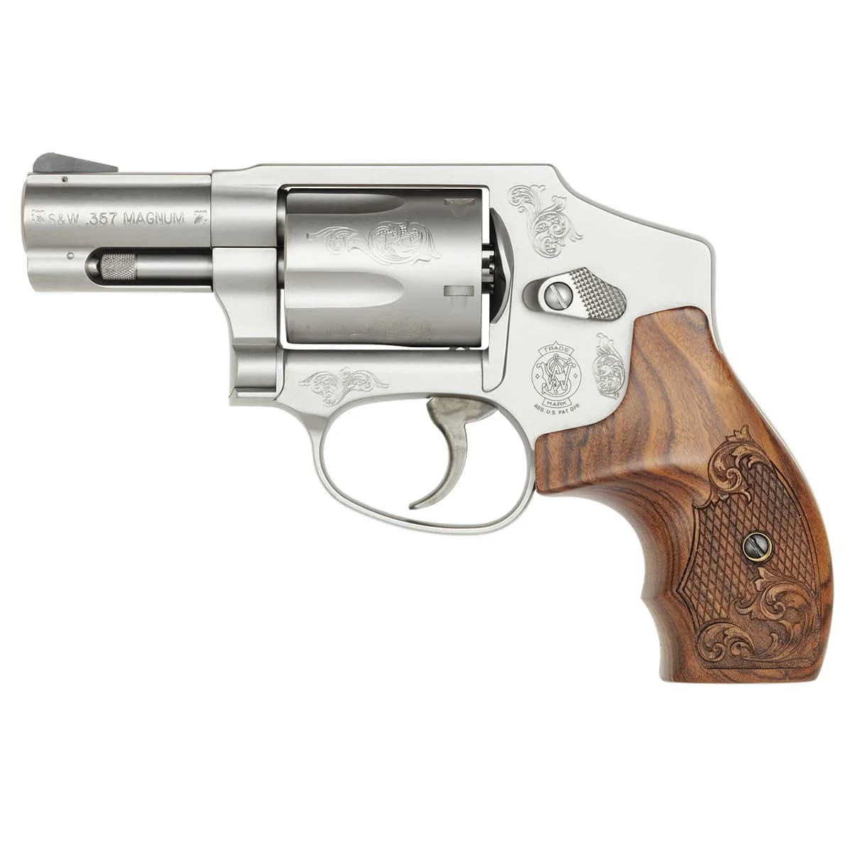 Model 640 Engraved 357 Magnum 2.125" BBL 5 Round SS/Wood - photo 7