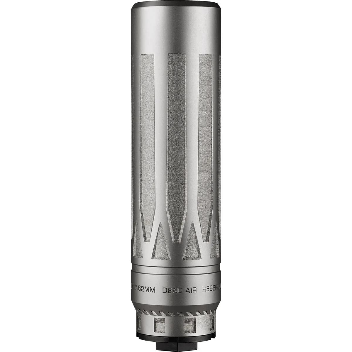 Nomad Ti 7.62mm/30 Caliber Direct Thread Suppressor Silver