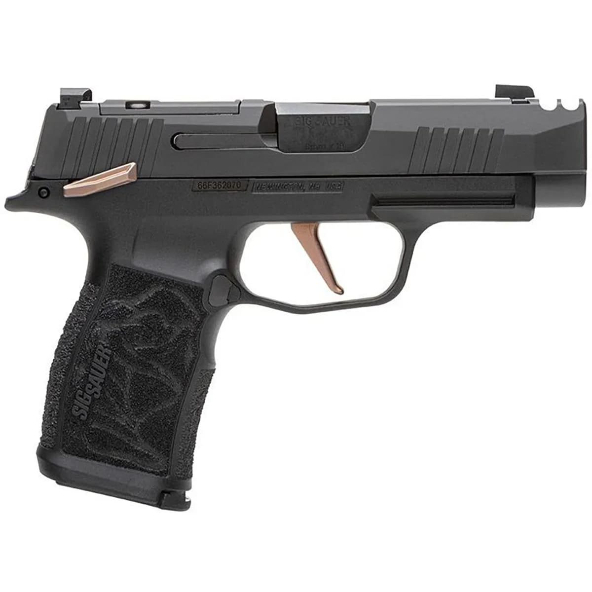 P365-XL Rose Comp 9mm Luger 3.1" BBL (2)10RD Mags Black MA