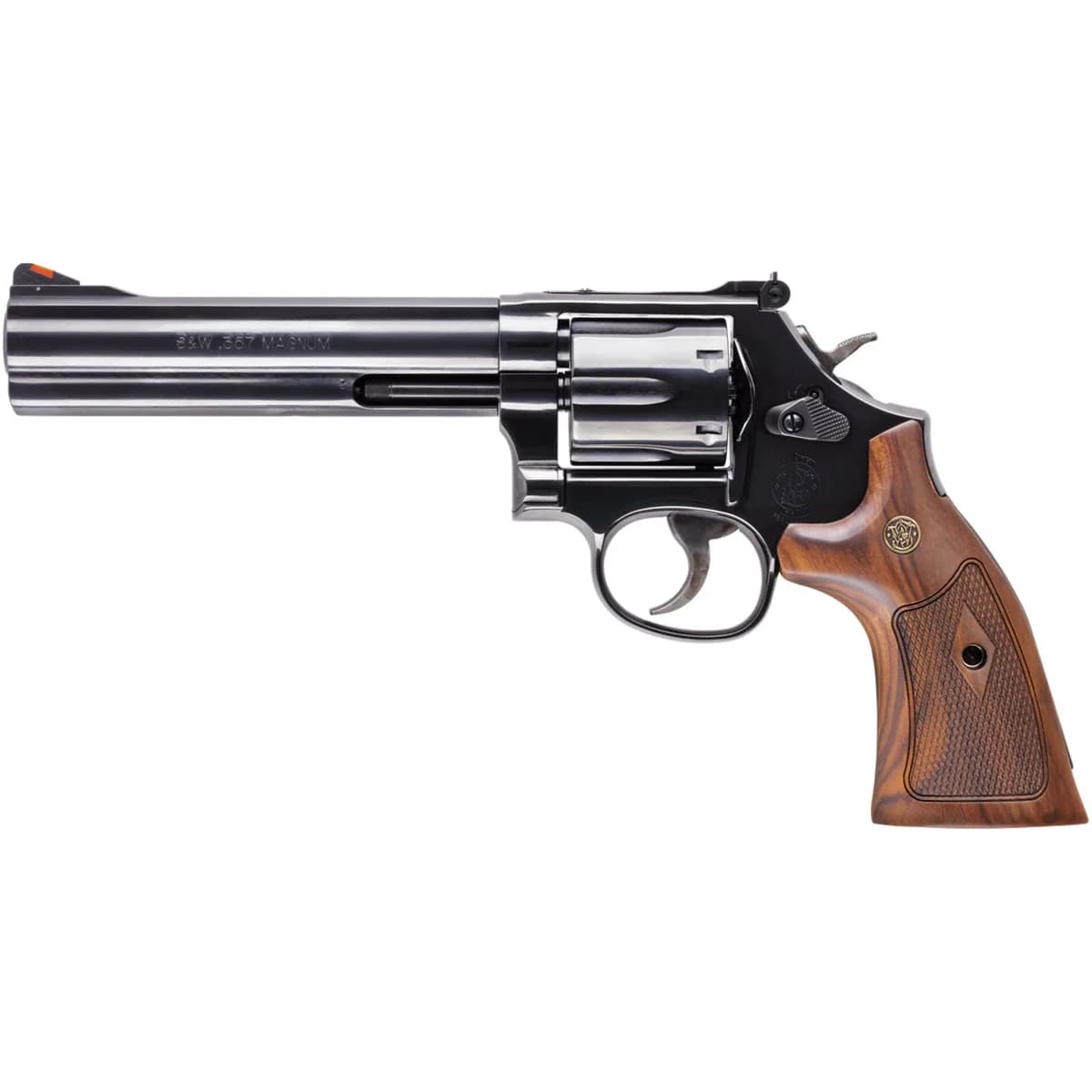 Model 586 L-Frame 357 Magnum 6โ BBL 6 Round Blued/Walnut