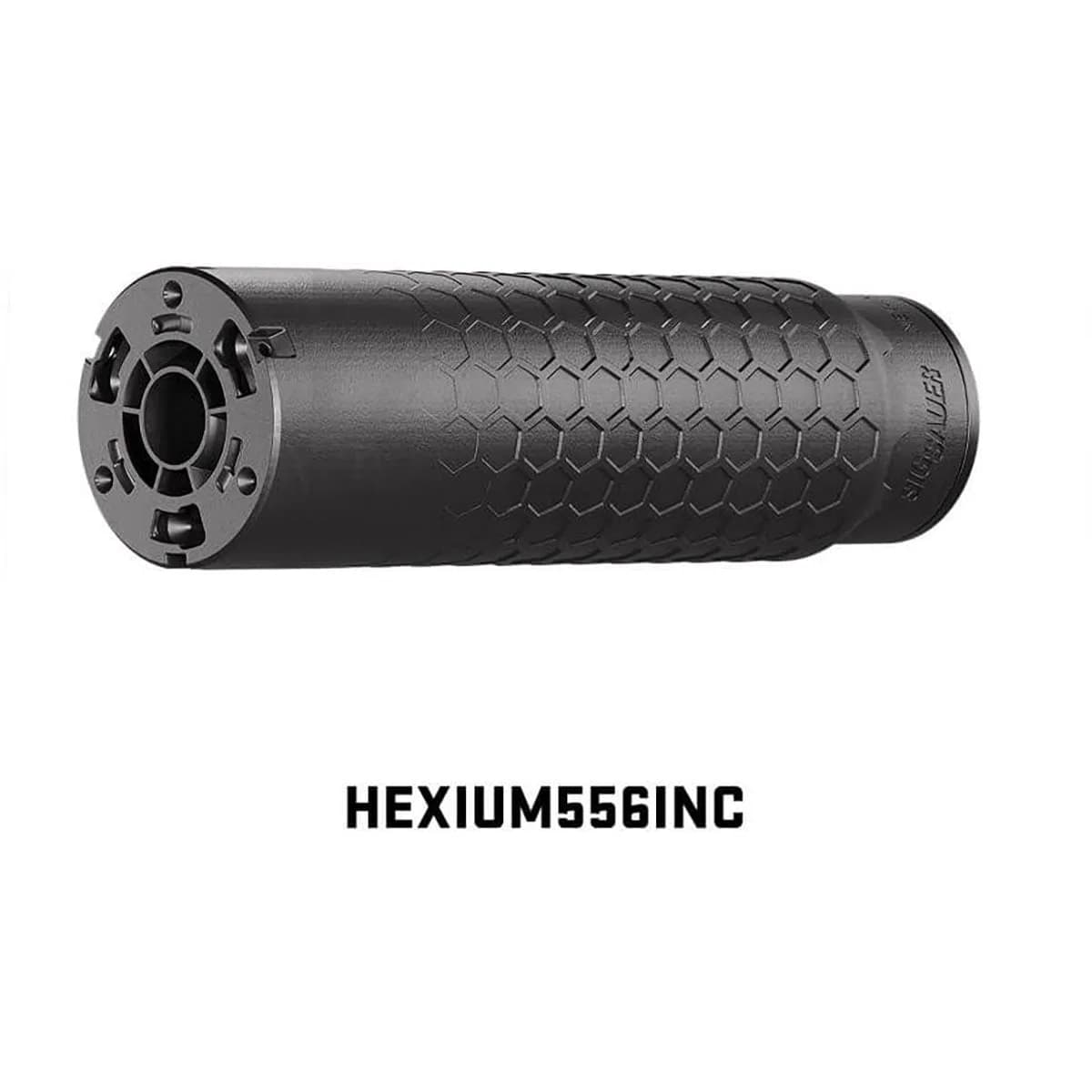 HEXIUM 5.56mm Inconel HUB Direct Thread Suppressor Black