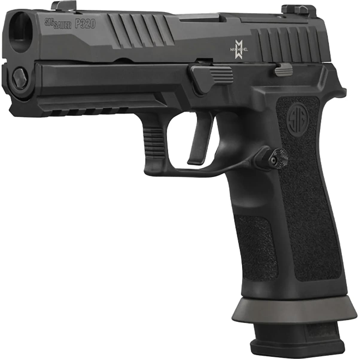 P320 M.O.D 9mm 3.9" BBL (3)21RD Mags Black w/Max Michel Logo