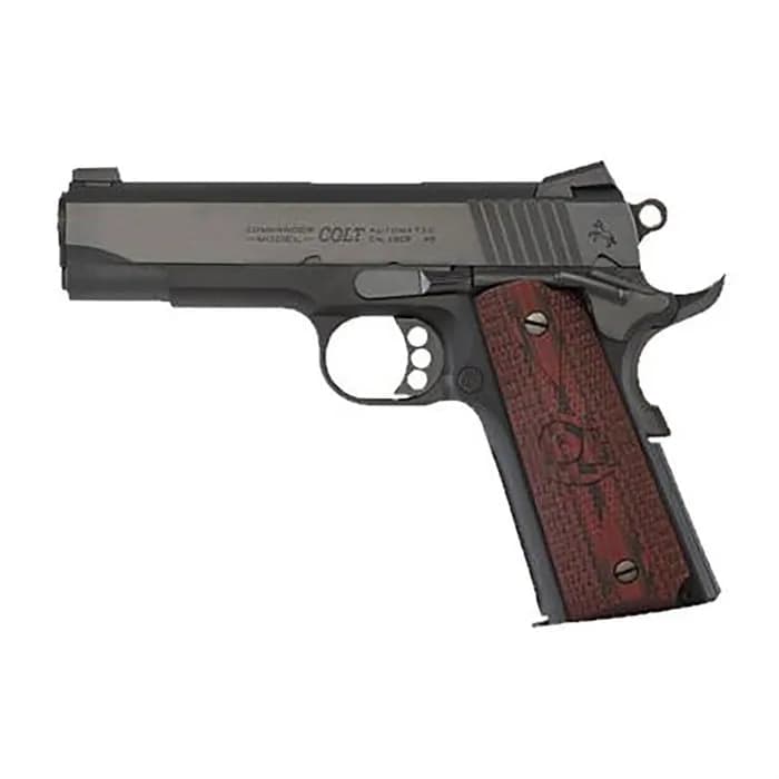 Lightweight Commander 45 ACP 4.25" BBL (1)8RD Mag Blued/Wood