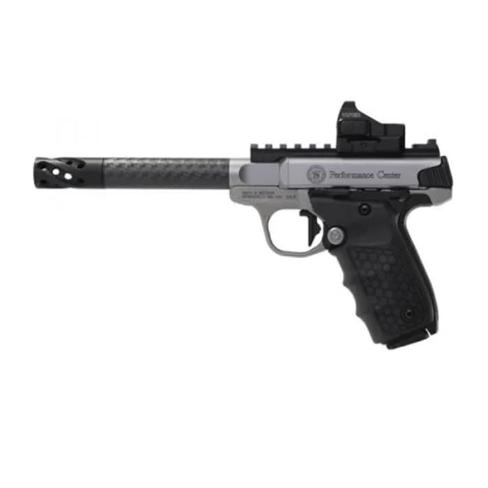 PC SW22 Victory Target 22LR 6โ CF BBL (2)10RD Mags W/Red Dot