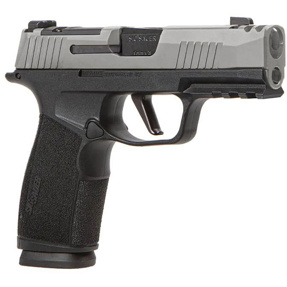 P365 X-MACRO Micro-Compact 9mm 3.1" Comp BBL (2)17RD SS/BLK - photo 3