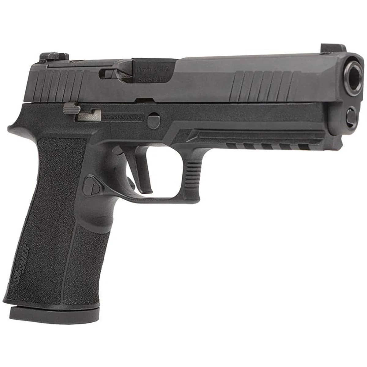 P320 XTEN 10mm Auto OR 5" BBL (2)15RD Striker MS Black