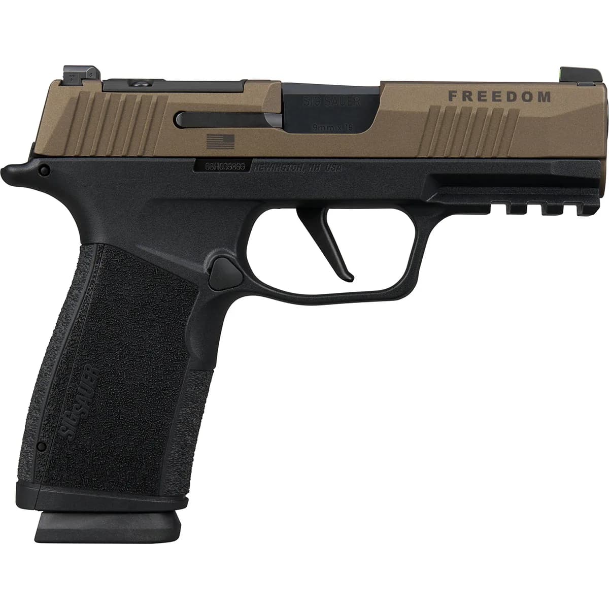 P365 X-MACRO Freedom 9mm Luger (2)17RD Mag Bronze/Black - photo 5