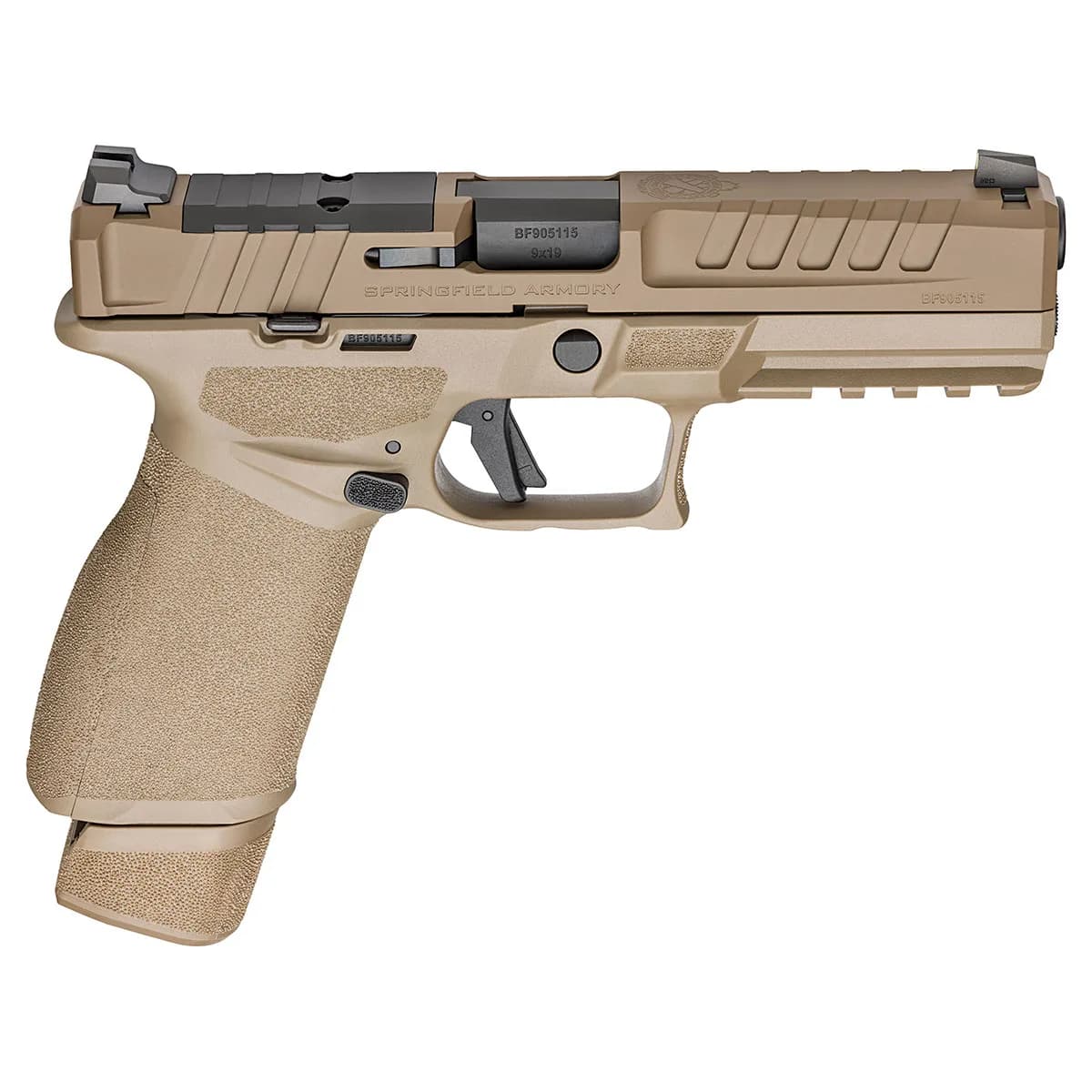 Echelon 9mm Luger 4.5" BBL (1)17RD & (1)20RD Mag Desert FDE