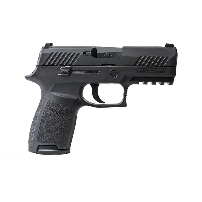 P320 Nitron Compact 45 ACP 3.9" BBL (2)9RD Mag Striker Black