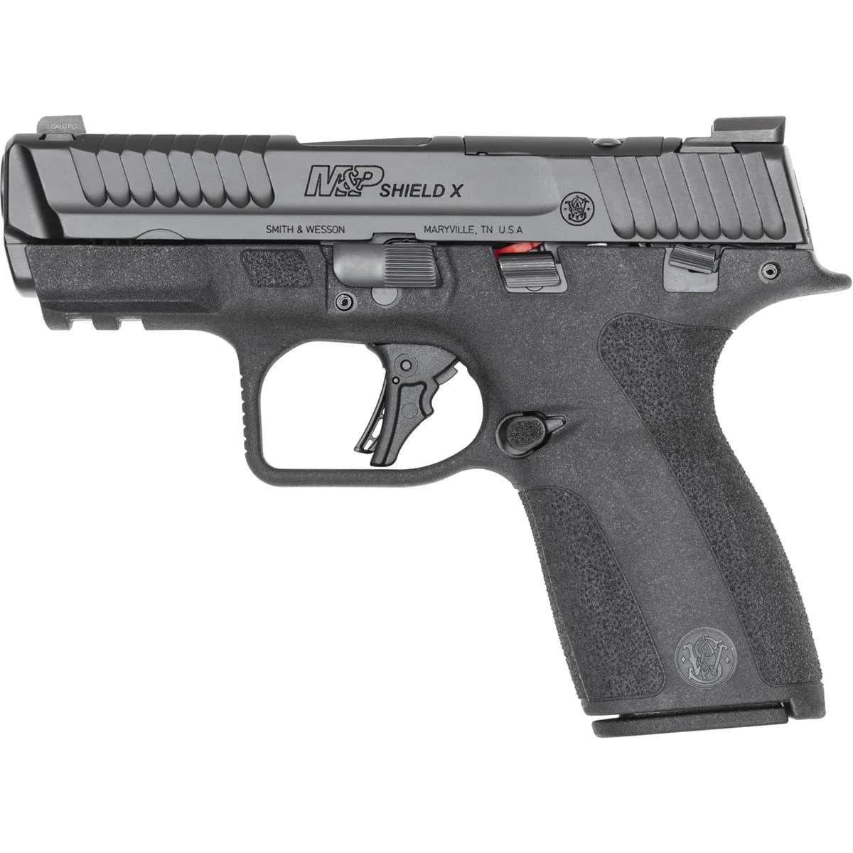 M&P Shield X 9mm Luger 3.6"BBL (2)10RD Mags BLK CA Compl