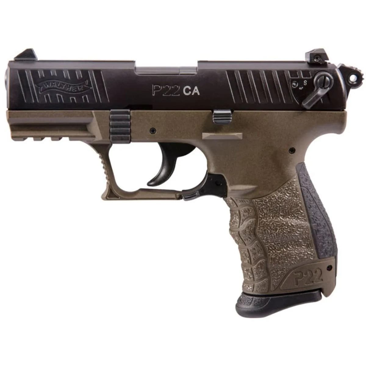 P22 22 Long Rifle 3.4" BBL (1)10RD Mag ODG CA Compliant