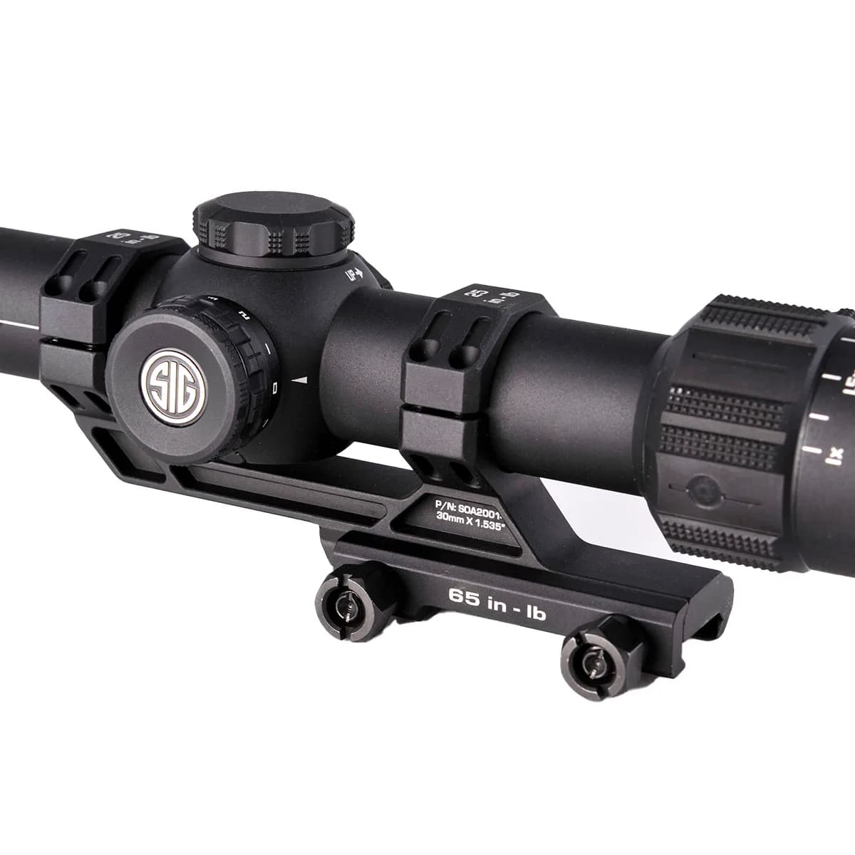 Tango MSR 1-6X24Mm FFP Ill BDC 6 Reticle W/Mount Black - photo 7