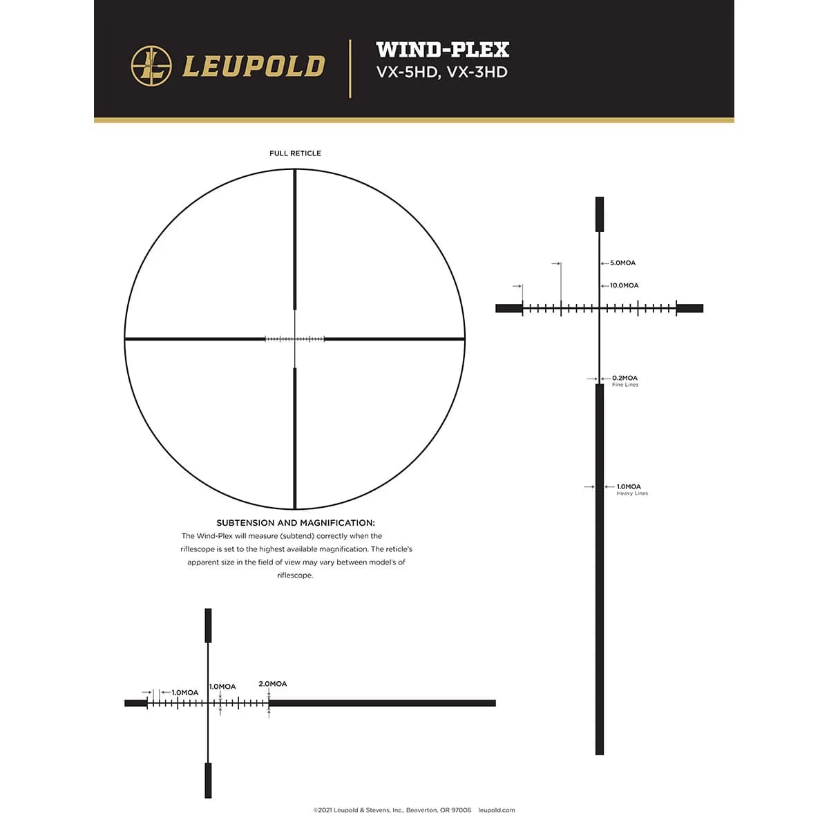 VX-3HD 4.5-14x40mm SFP CDS-ZL Wind-Plex Reticle Burnt Bronze - photo 7