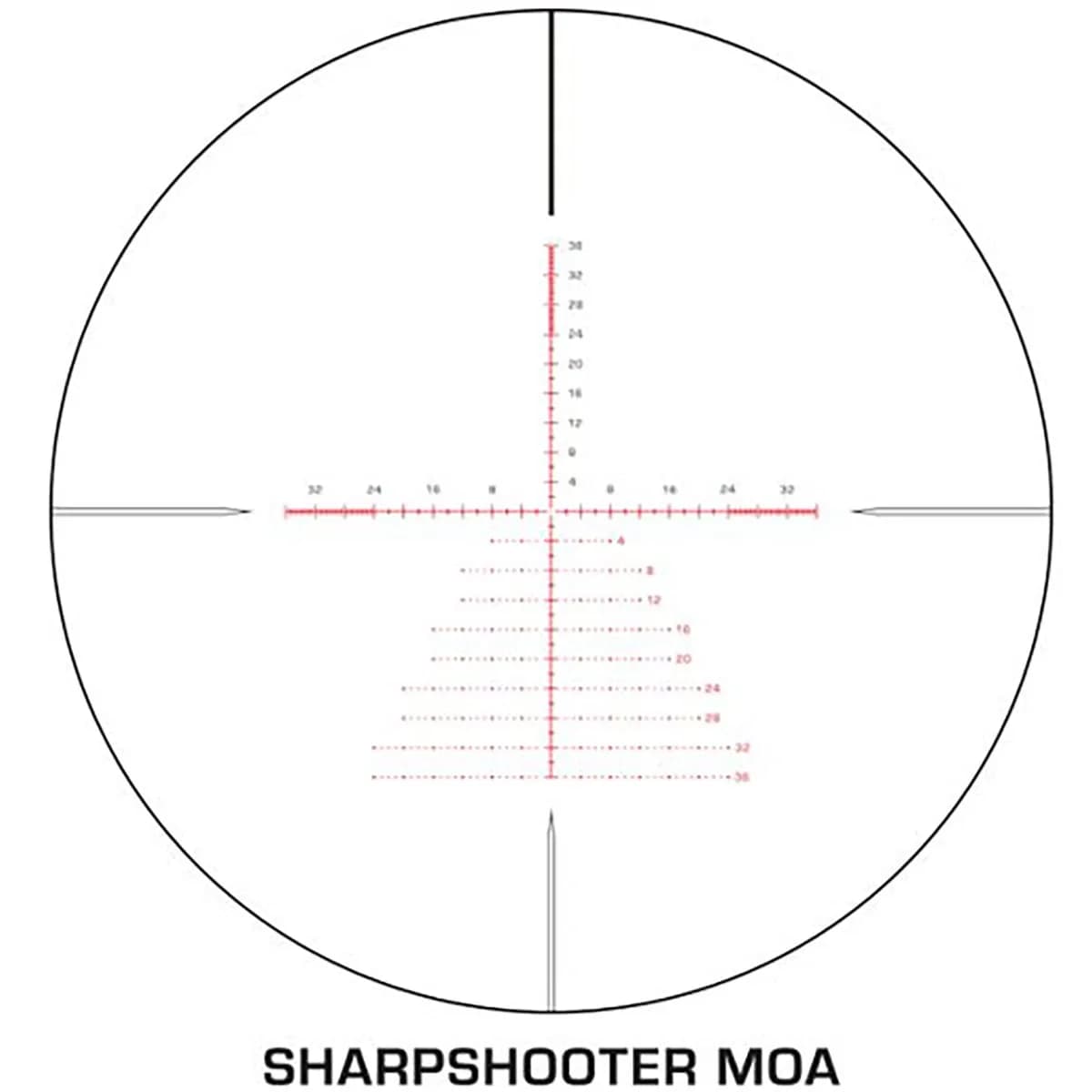 Kentucky Long Precision 3-18x50 FFP Ill Sharpshooter MOA Blk - photo 4
