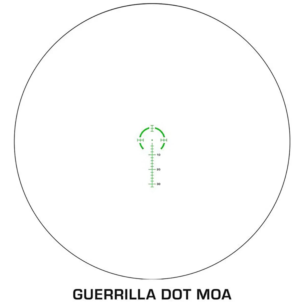 Arrowhead LPVO 1-10x24mm SFP Ill Guerrilla Dot MOA-Green Blk - photo 4