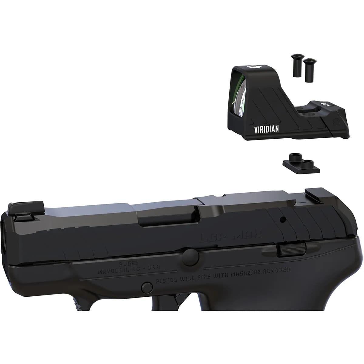 RFX Custom 1x16 for Ruger LCP Max Micro Green Dot Sight BLK - photo 3