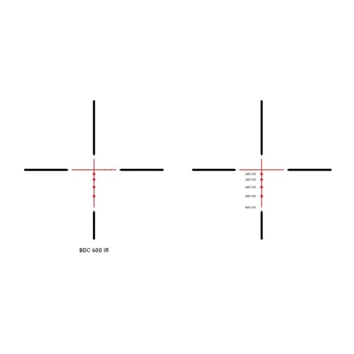 Talos 6-24x50mm SFP Illuminated BDC 600 IR Reticle Black - photo 4