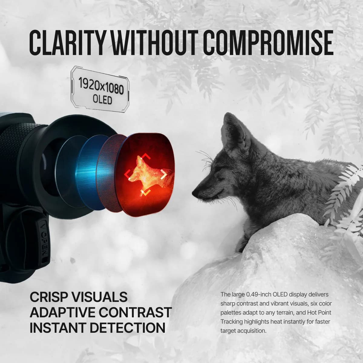 Blazehunter XD 2-16x 1280x1024 Thermal Monocular w/LRF - photo 4