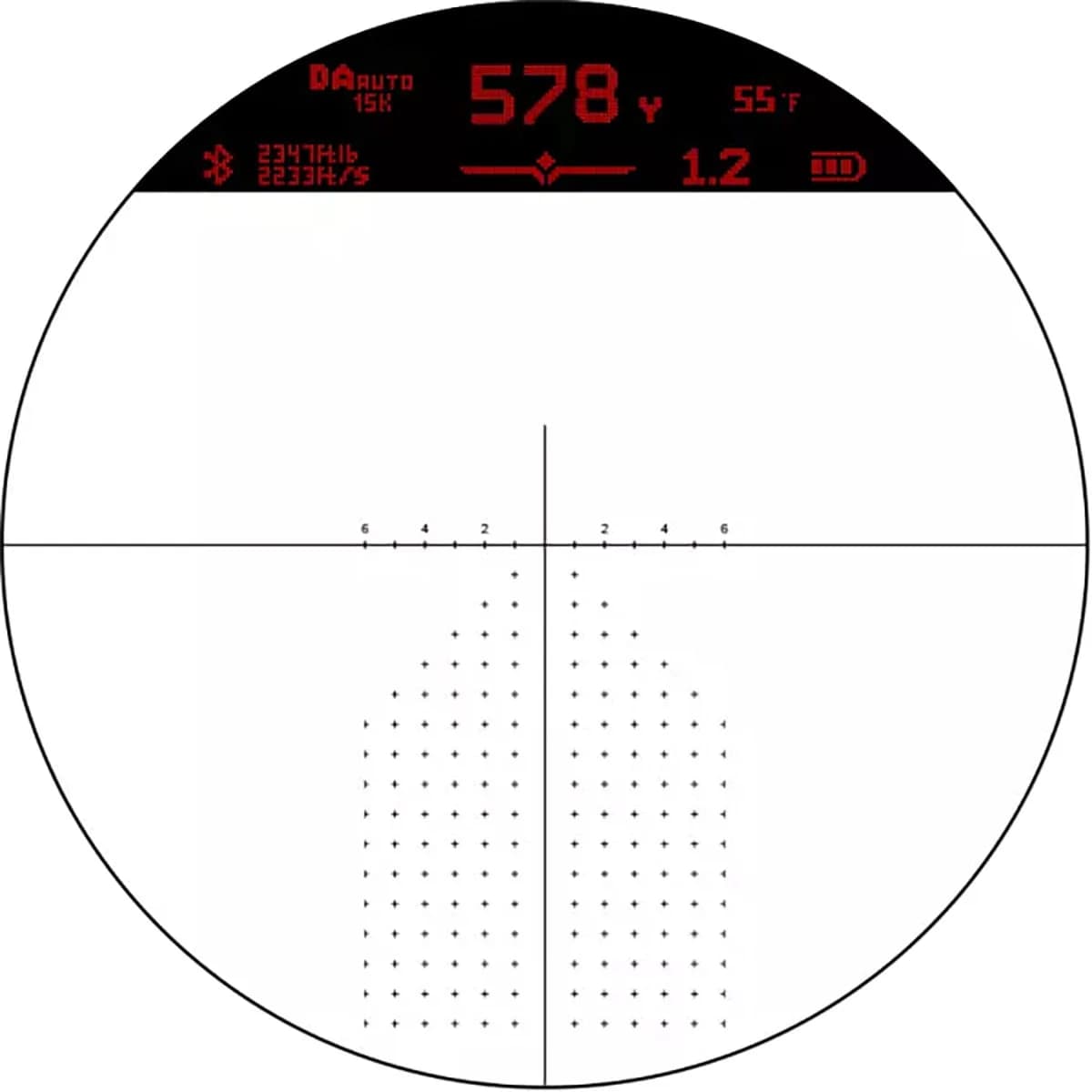 Eliminator 6 4-20x52mm SFP Ill X177 Eliminator 6 Reticle BLK - photo 7