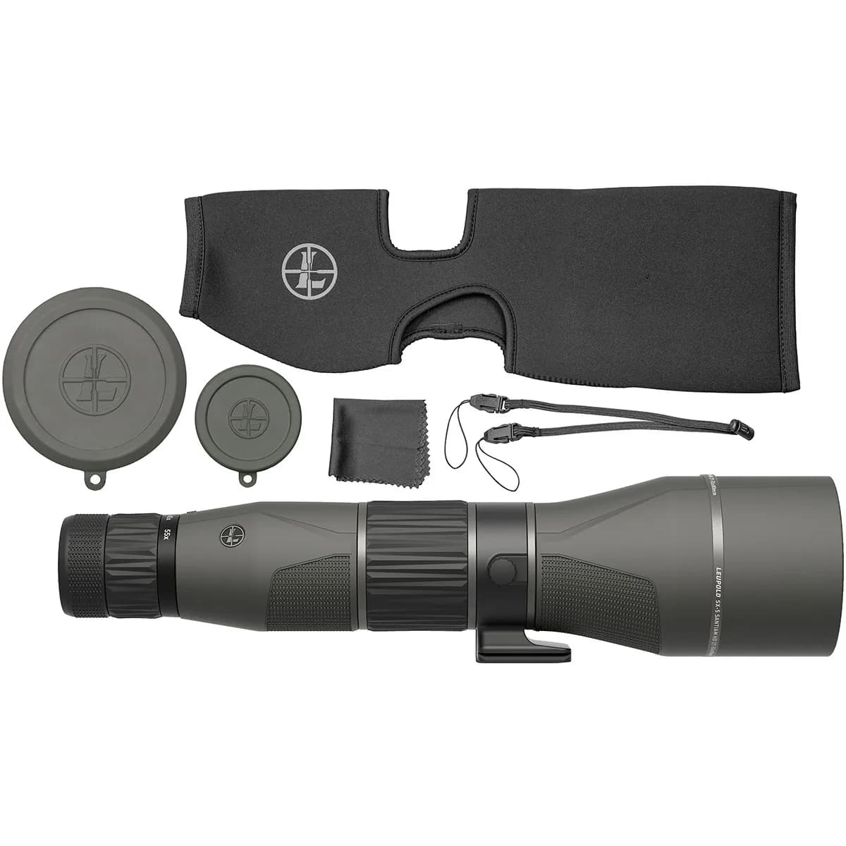 SX-5 SANTIAM HD 27-55x80mm Straight Spotting Scope Shdw Gray - photo 5