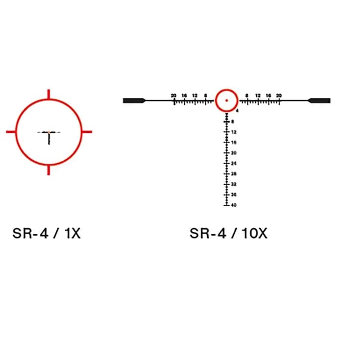 Vudu 1-10x28mm FFP Illuminated SR4 MOA Reticle Black - photo 3