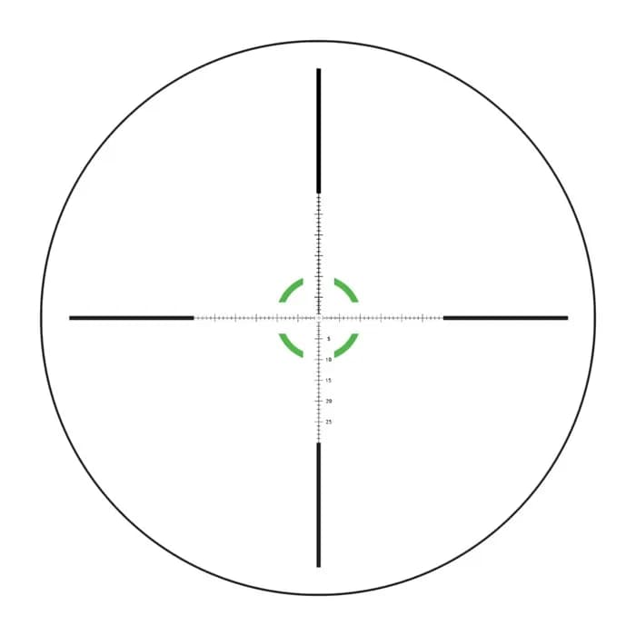 Credo 1-8x28mm FFP Illum Red/GRN MRAD Segmented Circle BLK - photo 4