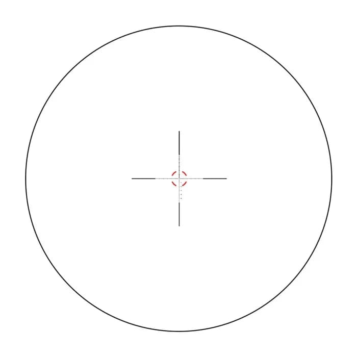 Credo 1-8x28mm FFP Illum Red/GRN MRAD Segmented Circle BLK - photo 6