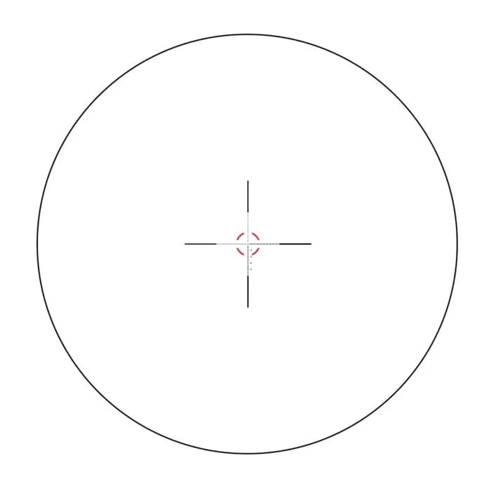 1-8x28mm FFP Illum Red/GRN MOA Segmented Circle Ret Black - photo 7
