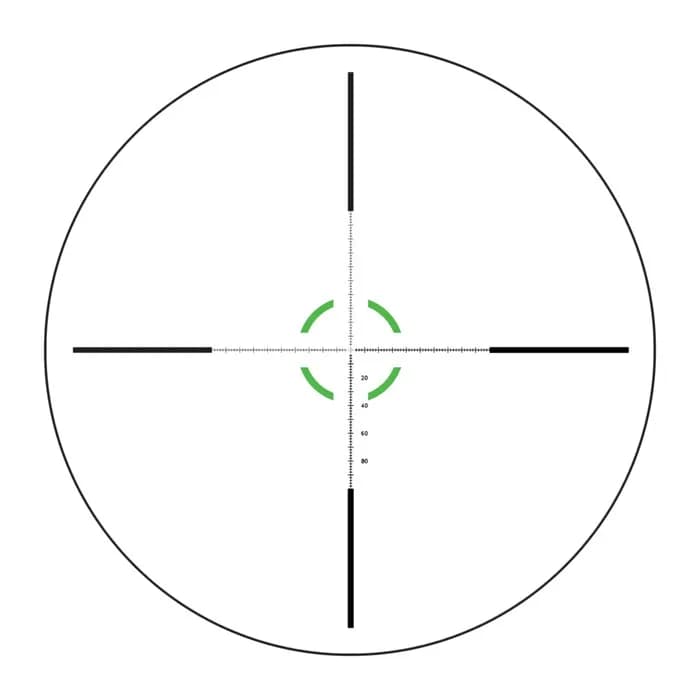 1-8x28mm FFP Illum Red/GRN MOA Segmented Circle Ret Black - photo 8