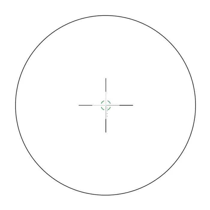 1-8x28mm FFP Illum Red/GRN MOA Segmented Circle Ret Black - photo 9