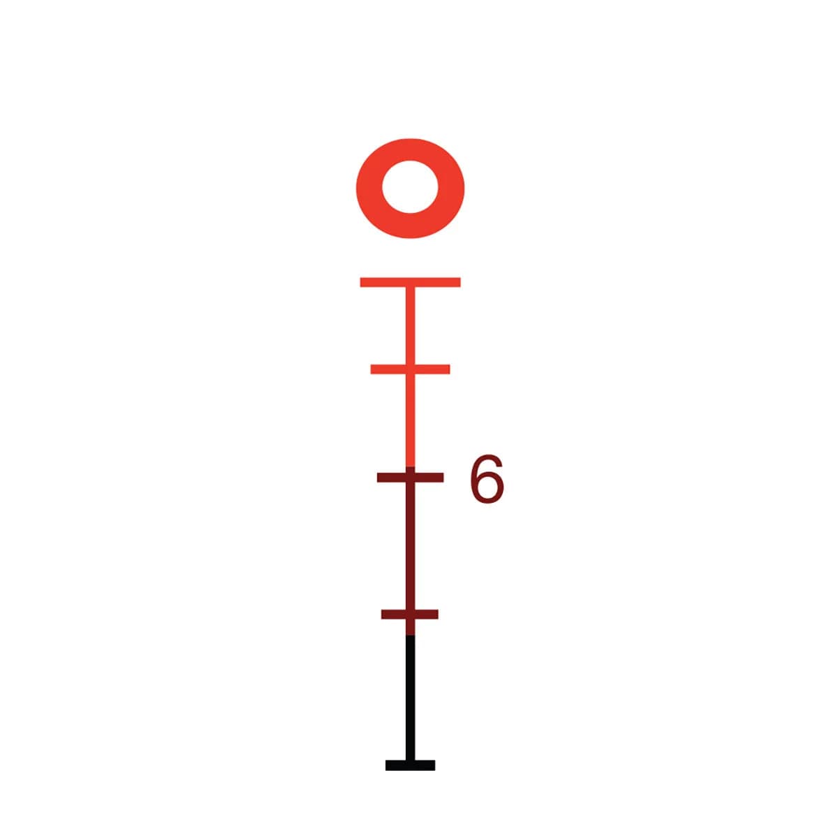 ACOG BAC 3.5x35mm Fixed 223/5.56 Red Donut Reticle Black