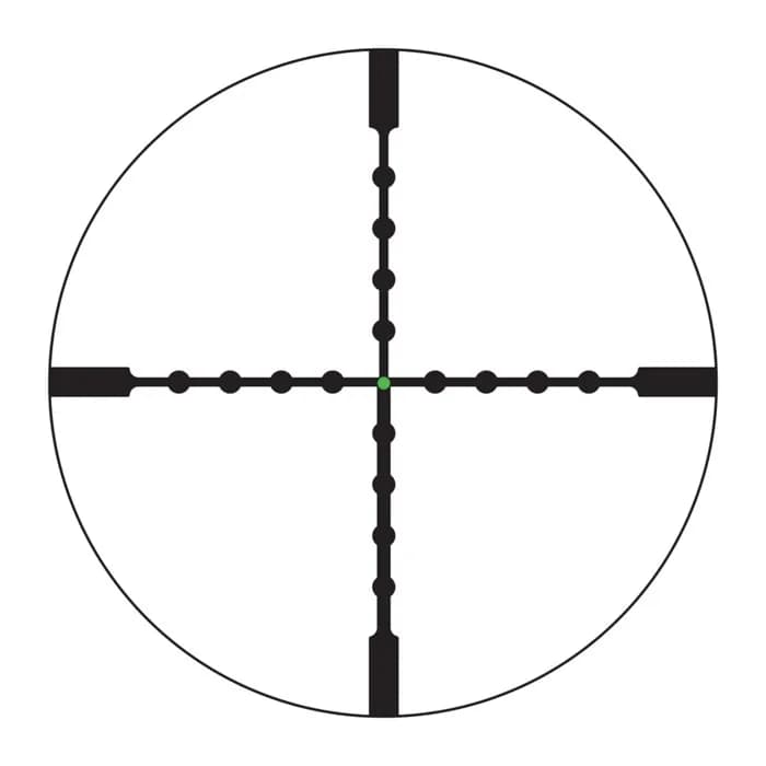 AccuPoint 1-6x24mm SFP Illum Green MIL-Dot Crosshair BLK - photo 2