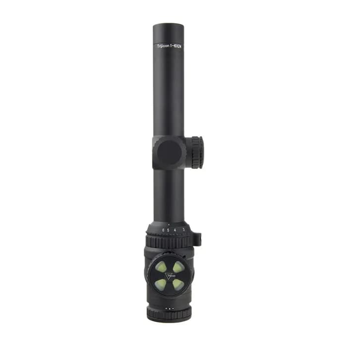 AccuPoint 1-6x24mm SFP Illum Green MIL-Dot Crosshair BLK - photo 7
