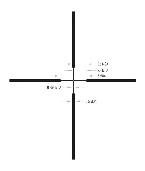 AccuPoint 4-16x50mm SFP Illum Green STD Duplex Crosshair BLK - photo 4